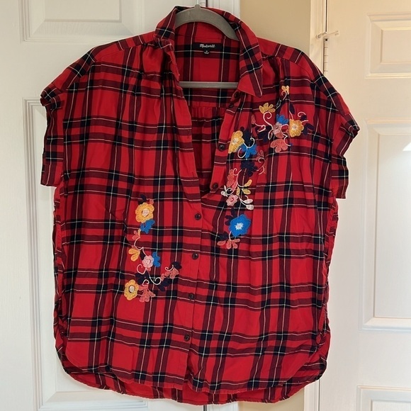 Madewell Embroidered Floral Central Shirt - Picture 3 of 6